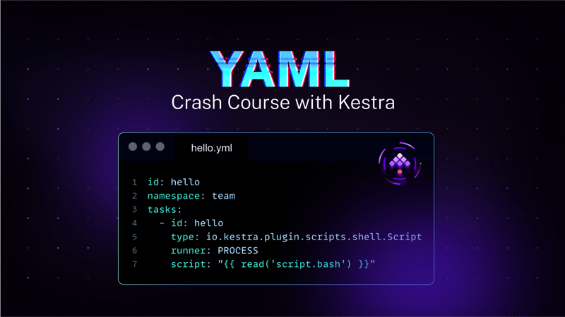YAML Crash Course with Kestra Flow Examples